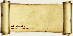 Jovana Filipović vizit kartica